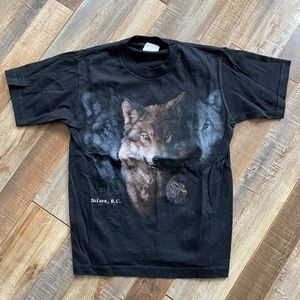 Wolf T-shirt from Nelson, British Columbia